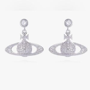 vivienne westwood Crystal saturn  Revamped Dangle earrings